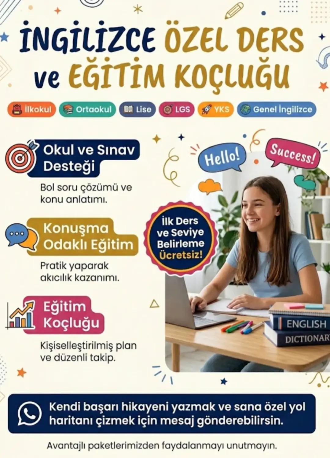 Demet Ang - İngilizce (Lise) ilanı kapak görseli