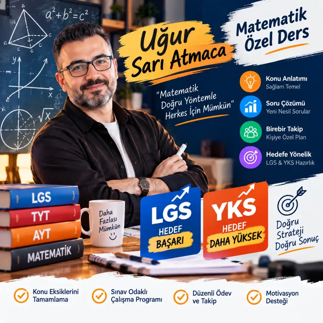 Uğur Sarı Atmaca - Matematik ilanı kapak görseli