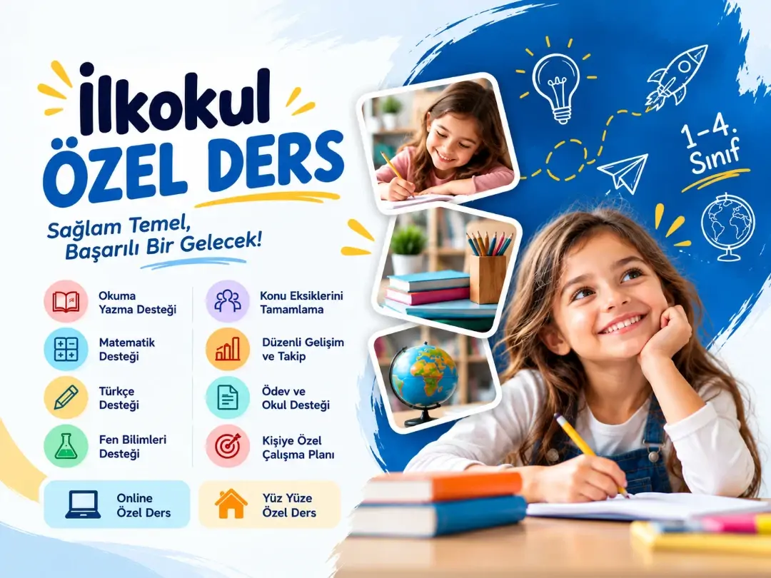 Sınıf Öğretmeninden İlkokul Özel Ders